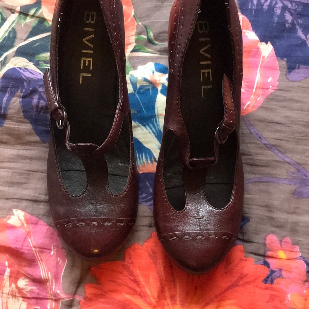 Bivel Anthropologie Short Chunky Heel (36.5/6.5)